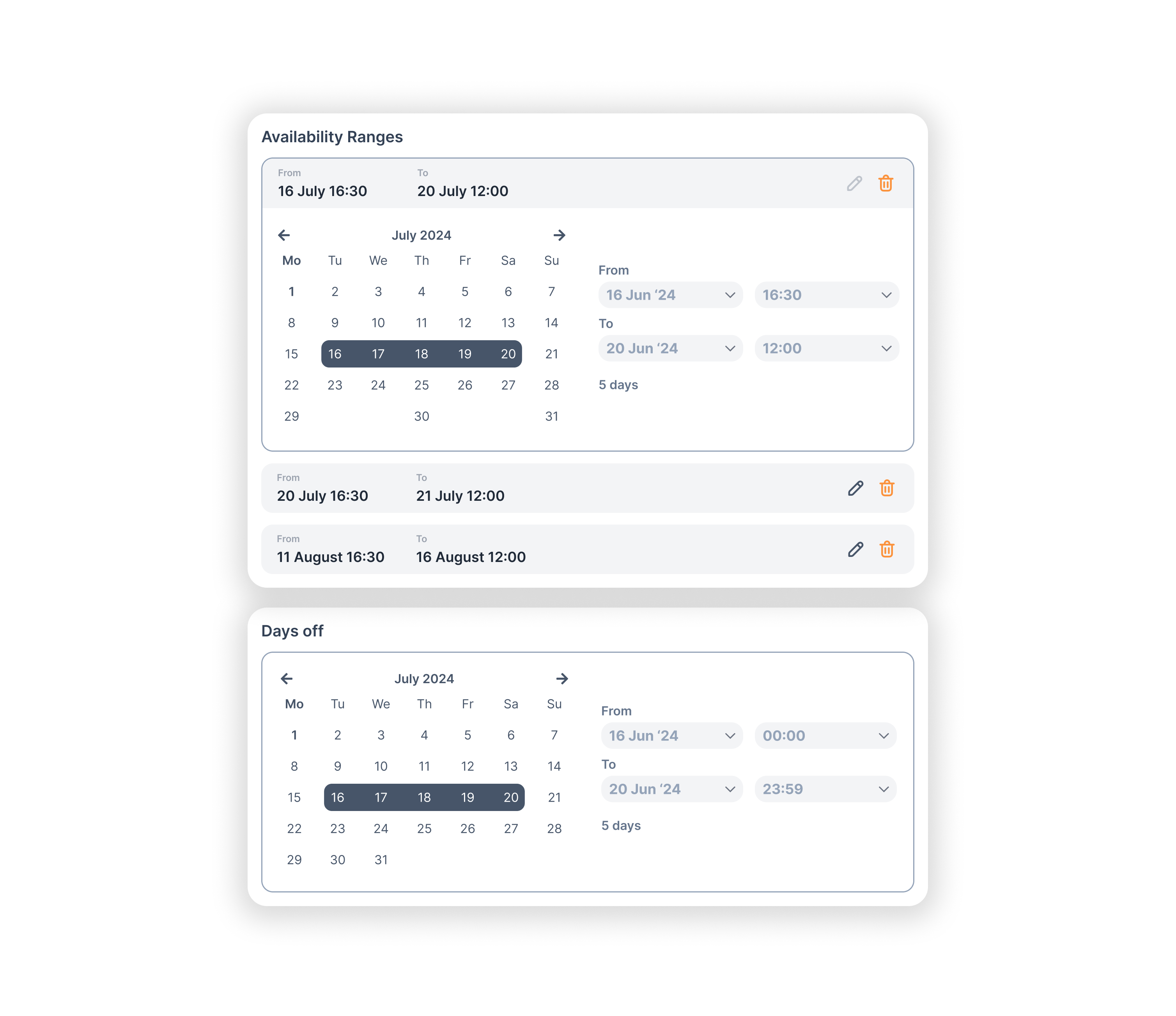 Flexible Class and Training Schedules